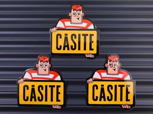 ◆送料\110◆【CASITE・キャサイト】※《レーシングステッカー／３枚セット》　(品番ms147)　アメリカン雑貨　ガレージ