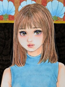 手描きイラスト　A5サイズ　