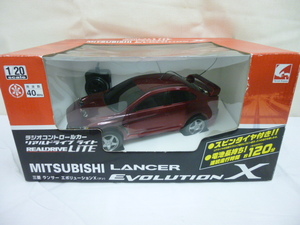 （M41654）未使用 ラジコン 三菱ランサーエボリューション テン・LANCER Evolution X・1/20 リアルドライブライト・株式会社シーシー・ピー