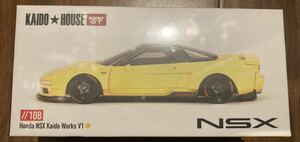 送料込み　新品　未使用　未開封　MINI GT 1/64 ホンダ NSX 街道ハウス V1 左ハンドル　KHMG108 