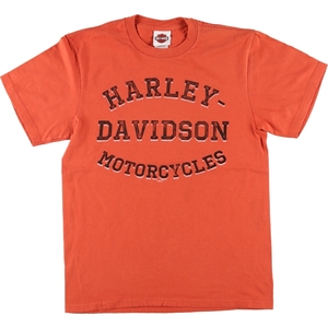 古着 ハーレーダビッドソン Harley-Davidson モーターサイクル バイクTシャツ USA製 メンズM相当 /eaa449619