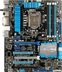 ASUS P8Z77-V PRO LGA 1155 Intel Z77 HDMI SATA 6Gb/s USB 3.0 ATX Intel Motherboard