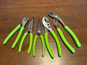 マックツール　Mactools プライヤーセット　HI-VIZ Green グリーン　PS5CSTG