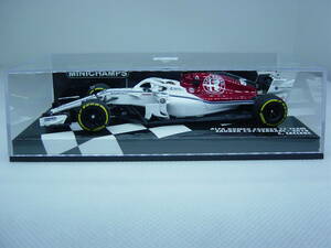 MINICHAMPS 1/43 ALFA ROMEO C37 2018 #16 C.LECLERC アルファロメオ シャルル・ルクレール F1