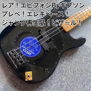 エピフォンByギブソン！プレベ ブラック！Epiphone By Gibson！