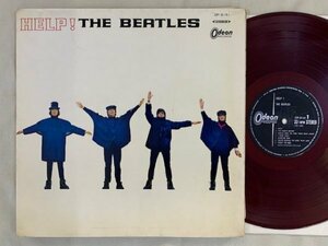 ○ 赤盤 ビートルズ THE BEATLES / HELP! ヘルプ! 4人はアイドル 国内盤 Odeon OP-8151