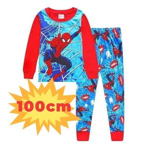 ★新品 スパイダーマン パジャマ キッズ 子供 ボーイズ 男の子 可愛い 100