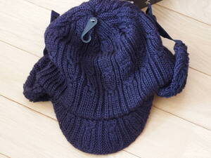 フェニックス phenix Knit Flight Cap PHA58HW20 NV フリーサイズ