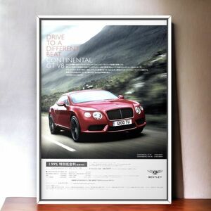 当時物!!! Bentley 広告/ポスター ContinentalGT コンチネンタルGT V8 3W Mk2 ABA-BFCMM 部品 純正 中古 ホイール パーツ グリル 内装