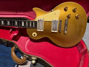 新品同様品 2024年製 Gibson Custom Shop 1957 Les Paul Goldtop Reissue Faded Cherry Back VOS Double Gold ゼブラボビン仕様