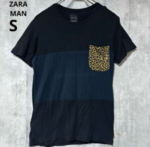 ザラ　ZARA MAN Tシャツ　黒　S