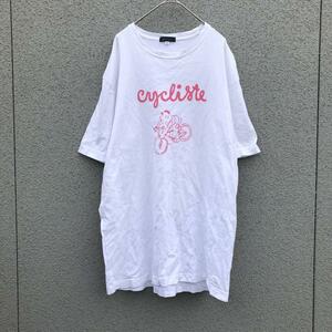 Paul Smith 半袖Tシャツ 日本製 ビッグプリント 白（XL）