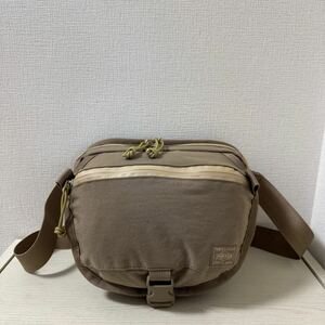 【新品同様】PORTER KLUNKERZ ポーター クランカーズ ボディバッグ　568-09707 ベージュ　ウエストバッグ　ワンショルダーバッグ