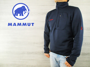 MAMMUT●マムート ＜POLARTEC 裏起毛 ハーフジップ プルオーバー＞M2176m