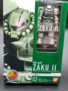 HCM-Pro 02-01 MS-06F ZAKUII ザクII ニューマーキングバージョン 1/200スケール 完成品 未開封 