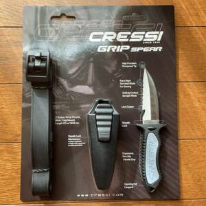 CRESSI(クレッシー) 小型ダイバーズナイフ GRIP★素潜り手銛魚突き