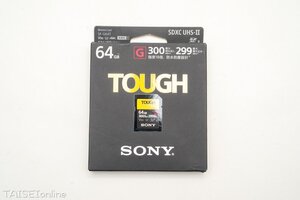 ソニー SDXC UHS-Ⅱ64GBメモリーカード SONY TOUGH SF-G64T SDXC UHS-ⅡMemory Card 未使用品　24072403