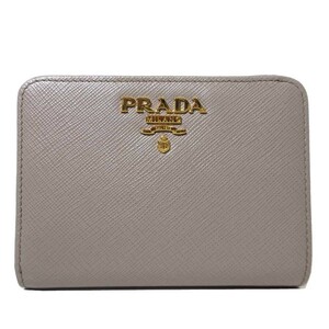 プラダ 財布 二つ折り財布 PRADA サフィアーノ ロゴ ウォレット 1ML018-QWA-F0572 SAFFIANO METAL アウトレット レディース 