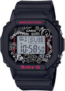 【新品】カシオ CASIO Baby-G ベビージー BGD-560SK-1JF Graffiti Face (グラフィティ・フェイス) ブラック