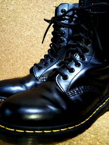 【Dr.MARTENS】ドクターマーチン 1490 10ホールブーツ UK6 (25cm ) 10EYE BOOT BLACK スムースレザー【良品】