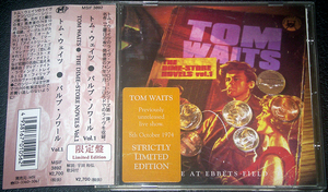 トム・ウェイツ TOM WAITS / THE DIME STORE NOVELS vol.1: LIVE AT EBBETS FIELD 1974 ライヴ作