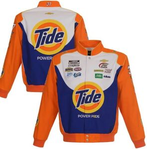 BE60)JH Design Ryan Preece [TIDE] NASCAR 2021/レーシングツイルジャケット/L/USサイズ