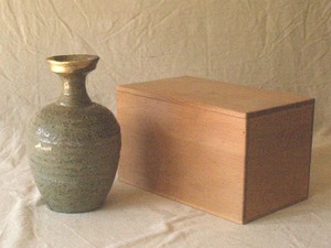 貴重 高麗時代 高麗青磁花瓶23ｃｍ 朝鮮古美術 華道 茶道