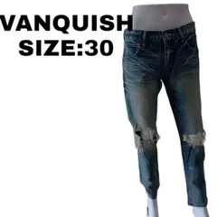 VANQUISH ヴァンキッシュ ヴィンテージ加工 デニム　30