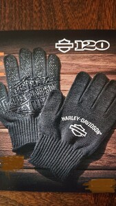 ★★★ HARLEY-DAVIDSON ハーレーダビットソン軍手 ＋オマケ忍者ファイル 新品 未開封 ゆうパケットポスト ★★★