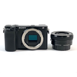 ソニー SONY α6100 パワーズームレンズキット ILCE-6100L ブラック デジタル ミラーレス 一眼カメラ 【中古】