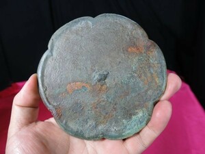 六花鏡①　宋時代　遺跡発掘品　中国　副葬品