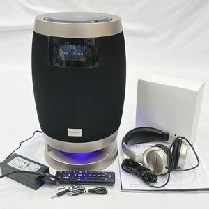 美品　aiwa アイワ XR-BUX10 ジェットストリームオーディオ CDラジオプレーヤー スピーカー ケーブル/ヘッドホン/リモコン/取説他　R尼0531