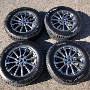 ■ガレージセール■23年製　バリ山 ブリザックDM-V3 【225/65R17】　4本セット　7J　IS45/5H　114.3　RAV4 ハリアー CX 愛知県豊田市