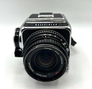 HASSELBLAD 【ハッセルブラッド】中盤カメラ 500C/M planar F2.8 80mm lens CF 50mm f/4 カメラ 付属品大量 ジャンク4090