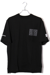 40 未使用品 2024SS ミスターハリウッド オバナ スイミングクラブ アンカーインク T-SHIRT ロゴ 半袖Tシャツ BLACK ブラック 1243-CS04-pie