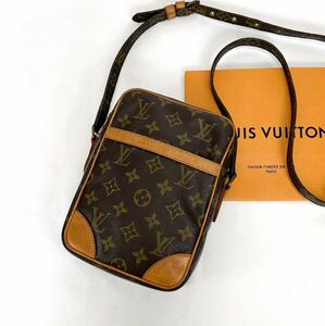 ルイヴィトン　ダヌーブ　ミニショルダーバッグ　モノグラム柄　縦長　ブラウンLOUIS VUITTON 