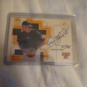 超激レア 1999 UD SP Signature JasonKendall ジェイソンケンドール SSP auto 直筆サイン ＃JK Pirates MLB レジェンド 直書き サイン綺麗