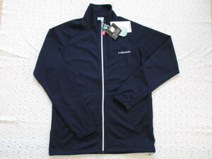 HEAD　ヘッド　新品　ジップアップ（M) 　ネイビー