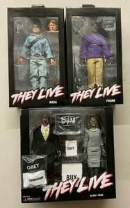 レア They Live - NECA They Live Nada Exclusive Frank Alien Male & Female 2 Pack Action Figure Set