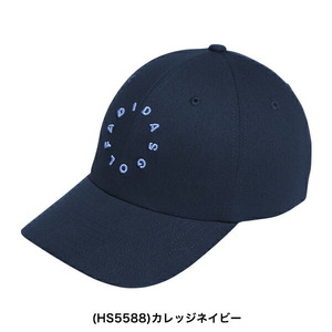 新品・未使用♪サークルロゴ キャップ【adidas Golf/アディダスゴルフ】♪サークルロゴ キャップ♪ネイビー♪ワンサイズ♪ 