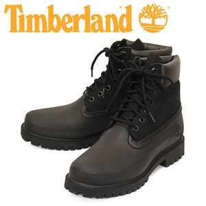 Timberland (ティンバーランド) A5QUC 6in RUBBER TOE REMIX 6インチラバートゥウォータープルーフブーツ Black TB476 US9.5-約27.5cm