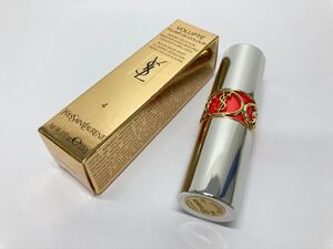 【42338】YSL　YVES SAINT LAURENT　イヴサンローラン　ヴォリュプテ プランプインカラー ４　3.5g　口紅　ルージュ