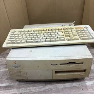 TA-807☆120サイズ☆ジャンク品 レトロ 希少 レア キーボード付き Apple Power Macintosh 7200/120 PowerPC デスクトップ PC M3979 MAC