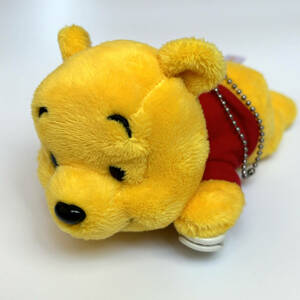 【くまのプーさん(Pooh)　くっつき　ぬいぐるみ　小　肩のせ　ボールチェーン　クリップ　東京ディズニーリゾート　限定　お土産】