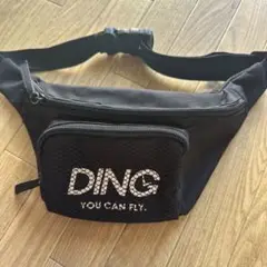 DING ボディバッグ・ウエストポーチ 黒