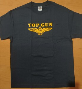 TOPGUN トップガン　半袖Tシャツ　US NAVY アメリカ海軍　米国購入　試着のみ　サイズL　戦闘機　検マーヴェリック