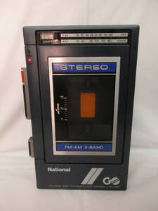 T11-60 National(ナショナル/松下電器) ラジオカセットレコーダー 【 RX-1950 】 STEREO FM-AM 2-BAND 昭和レトロ コレクション