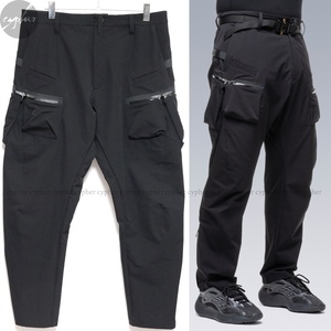 M 新品 ACRONYM P41-DS schoeller Dryskin Articulated Cargo Trouser 黒 アクロニウム ショーラー ドライスキン カーゴ トラウザー パンツ