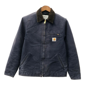 Carhartt カーハート デトロイトジャケット ネイビー (メンズ S) 中古 古着 Q3629