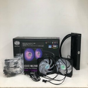 【ジャンク品】Cooler Master MasterLiquid ML240L V2 RGB MLW-D24M-A18PC-R2 ブラック 動作未確認 240527SK061280